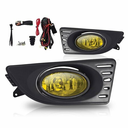 WINJET Fog Lights - Yellow - Wiring Kit Included CFWJ-0060-Y